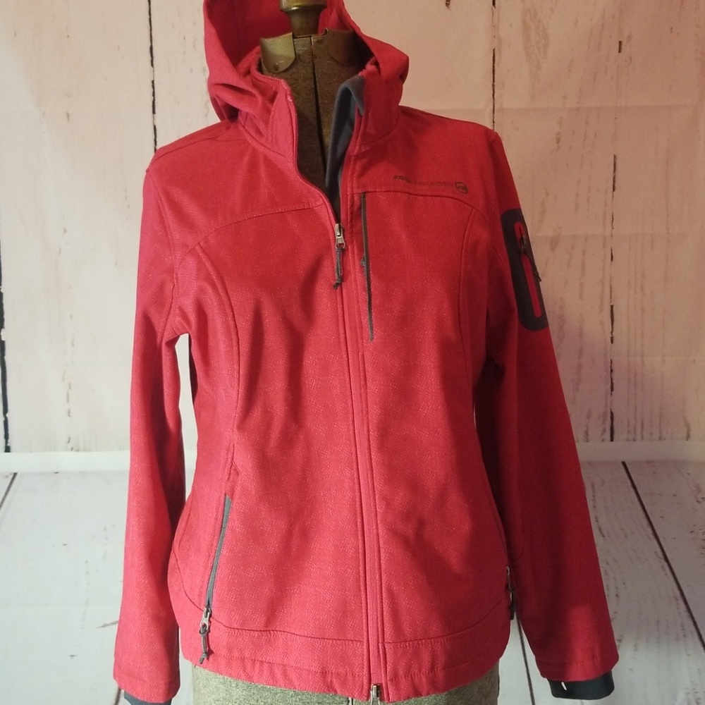 Free Country jacket size large pink/grey